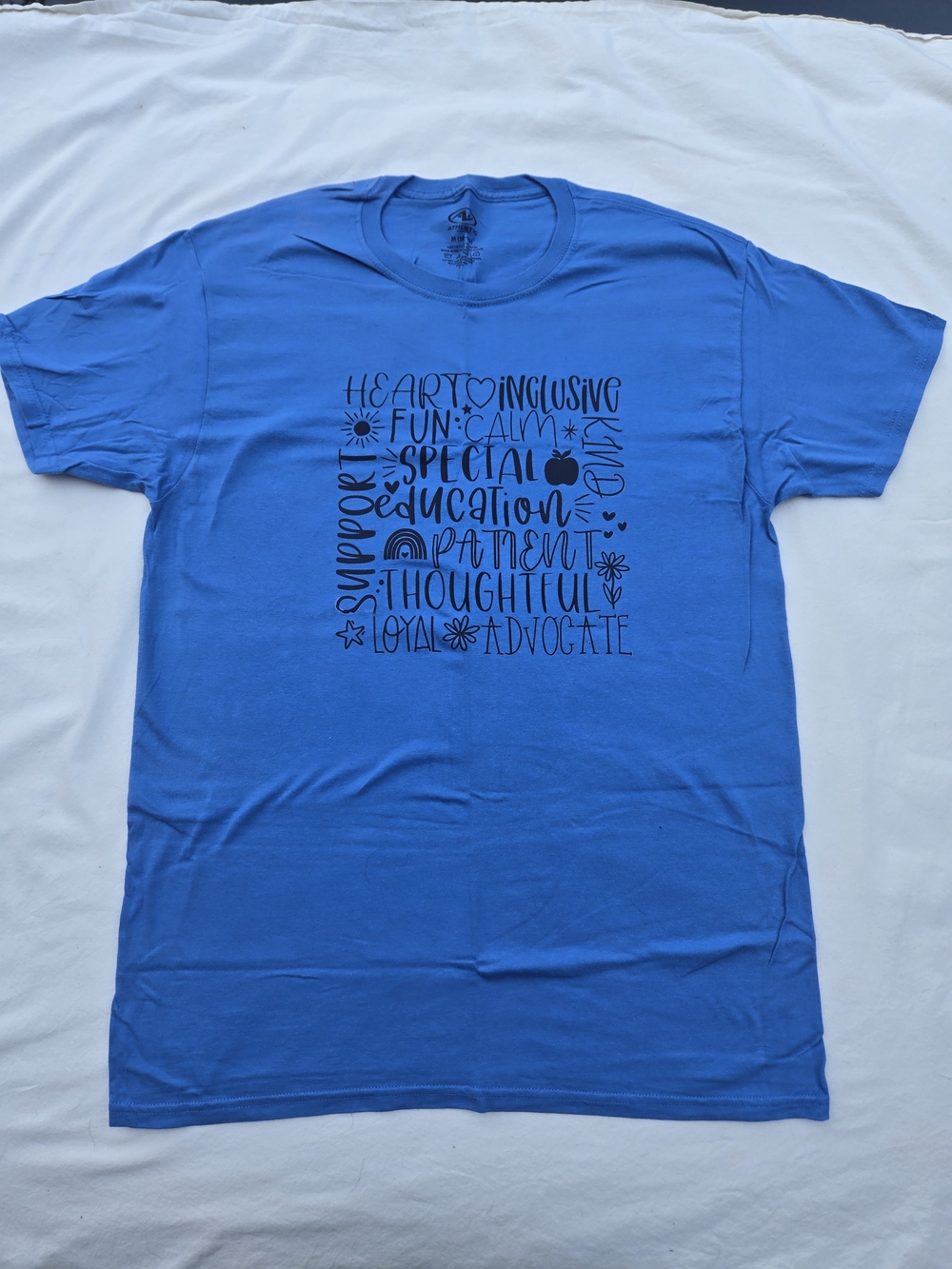 Athletic Works Royal Blue Short-Sleeve Graphic Tee